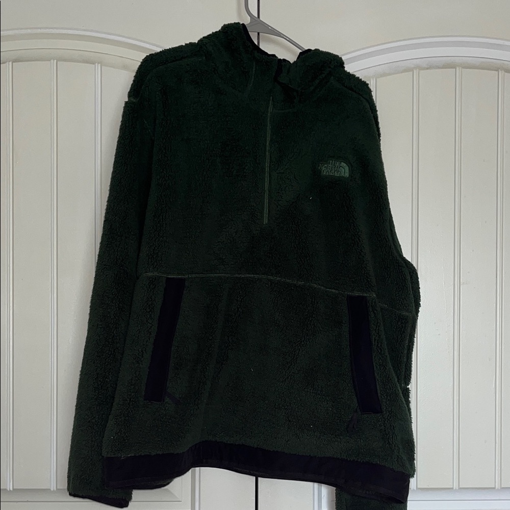 The North Face Dark Green Fleece Hoodie